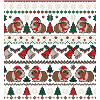 Meerschweinchen Weihnachts Strickdesign
