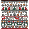 Weihnachts Katzen Strickdesign