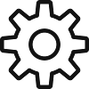 Einstellungen Zahnrad-Symbol