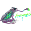 Neon Cyber Frosch Graffiti