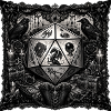 Pocket: Occult Goth-Pattern Black-Lace