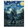 Bigfoot Sternennacht – Sasquatch-Campingkunst