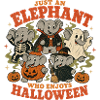 Elefanten-Halloween-Crew