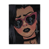 Pink-Skull-Sonnenbrille Gothic