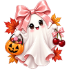 Niedlicher Halloween Geist
