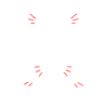 Tough Day Burnout-Strichfigur