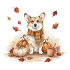 Corgi Herbstzauber