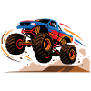 Nitro Monstertruck Sprung