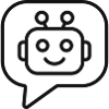 KI-Chatbot-Zeilen-Symbol