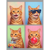 Katzen orange Tabby Katze