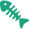 Gruene Fischgraete Icon
