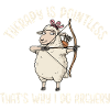 Archery Sheep Therapy Bow And Arrow