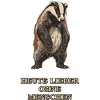 Genervter Dachs