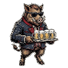 Bier Wildschwein Biergarten