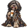 Bergamasker mit Latte Macchiato