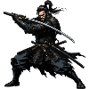 Samurai Katana Duell Heldenbild