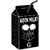 Goth Milch Korsett Carton