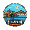Donauabzeichen des Budapest-Ungarn-Parlaments
