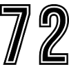 72 Zahl symbol