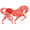 Keltisches Rotes Pferd