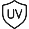 UV-Schutz-Schildlinien-Symbol