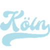 Köln retro Schriftzug mint