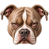 Statement bulldog Kopf 