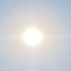 Minimalistische Sommersonne