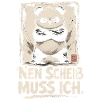 Panda Spruch Nen Scheiß Muss Ich