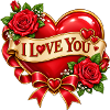 I Love You Herzbanner