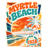 Myrtle Beach Retro Poster 1938