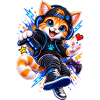 Gaming Katze – Gamer Cat