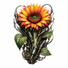 Mechanische Sonnenblume