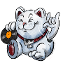Heavy Metal Maneki-Neko (Winkekatze)