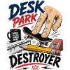  Backprint: Fingerboard Fingerboarding Skateboard