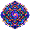 Kosmischer Lotus Wirbel