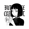 Gothic Teegirl mit Spinnennetz