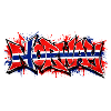 Norway Flag Graffiti