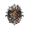 Mix Desert Skull Art