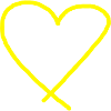 Gelbes Herz Geschenkidee Liebe 
