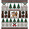 Roots Reggae Weihnachten Strickdesign
