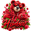 Himbär / Himbeer-Bär mit Sonnenbrille