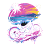 Mountainbike Retrowave