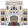 Ankara Museum Fassade handgezeichnet