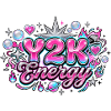 Y2K Energy 2000er-Grafik