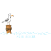 Meer reicht Möwe Wortspiel 