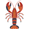 Hummer Punktkunst
