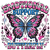 Emotionale Unterstützung Butterfly Y2K
