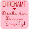 Danke Einsatz Ehrenamt