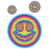 Hippie-Musik Psychedelisch-Pilz-Batik-Rave-Techno